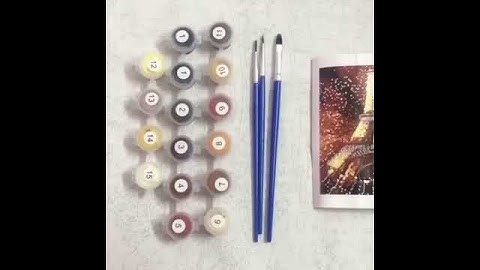 DIY Paint By Numbers Kit