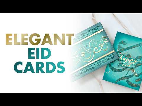 Luxury Handmade Cards - 2 Easy Designs (Perfect For Eid)