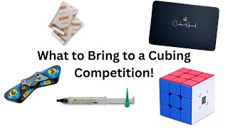 How to Pack for a Cubing Competition! | CubeSolveSolutions