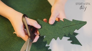 DIY Felt christmas tree