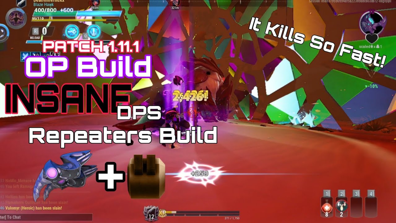 Patch 1.11.1 | OP Insane DPS Burst Repeaters Build - Dauntless Indonesia