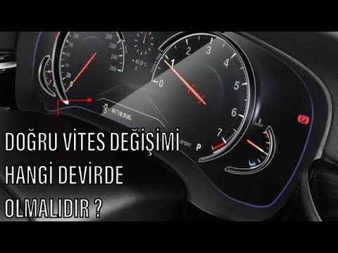 DOĞRU VİTES DEĞİŞİMİ HANGİ DEVİRDE OLMALIDIR ? / KADRANLARDAKİ BÖLÜMLER NELERDİR NE ANLAMA GELİRLER?