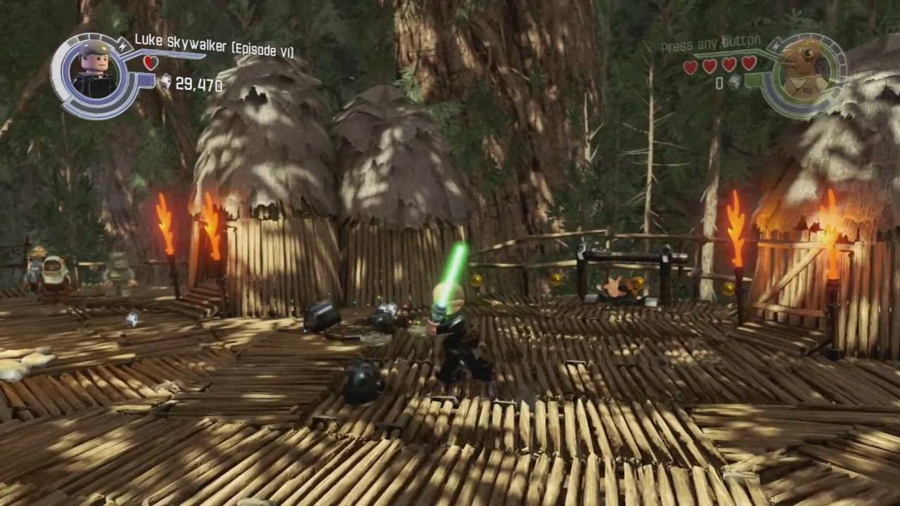 Lego Star Wars The Force Awakens All Minikits & Red Bricks (Battle