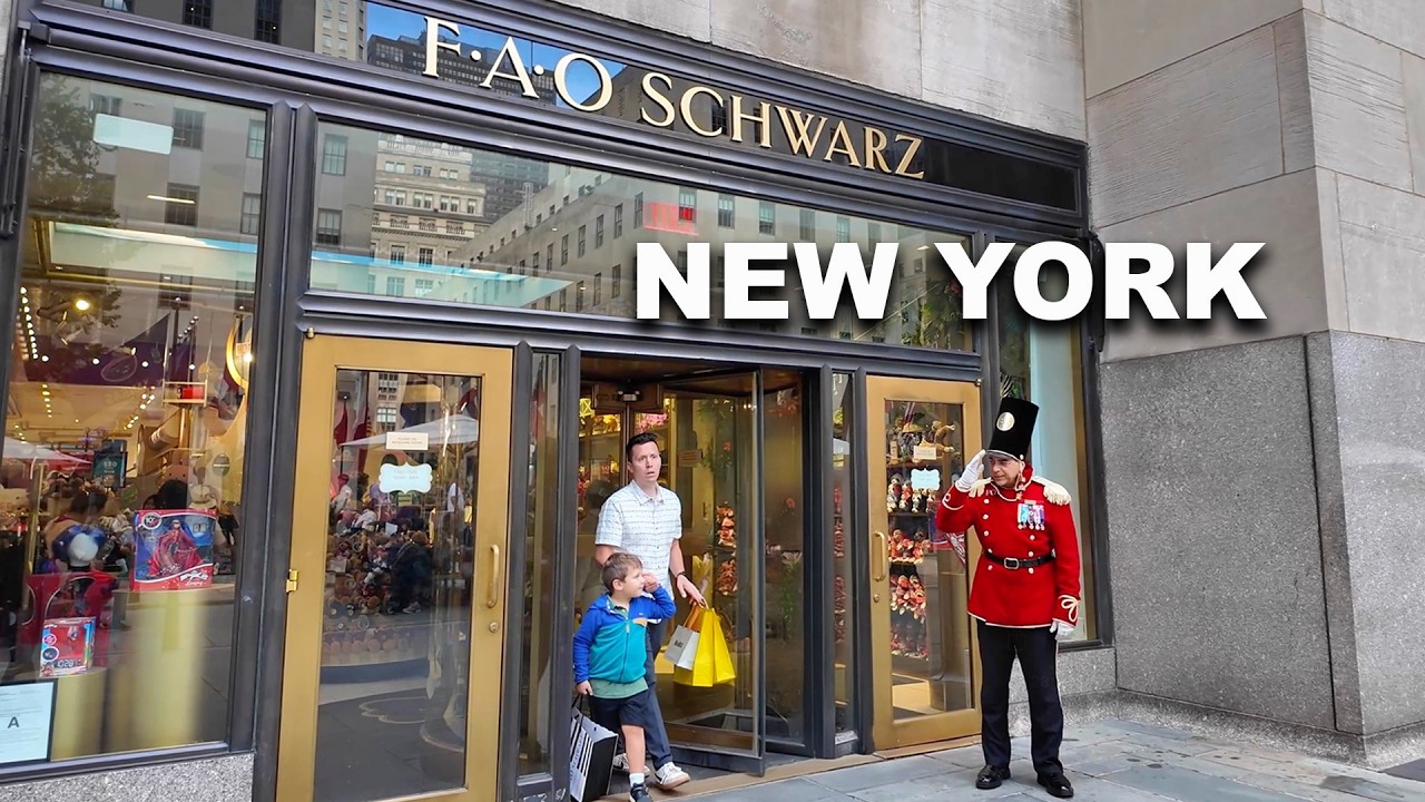 The BIGGEST Toy Store in NYC FAO Schwarz NYC Tour 4K The World’s Most Famous Toy Store