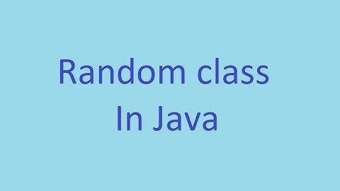 Java Basics Course || 31#Generating Random Numbers || (Egnlish)