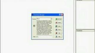 Tutorial 4- Defining Functions with the Function Manager