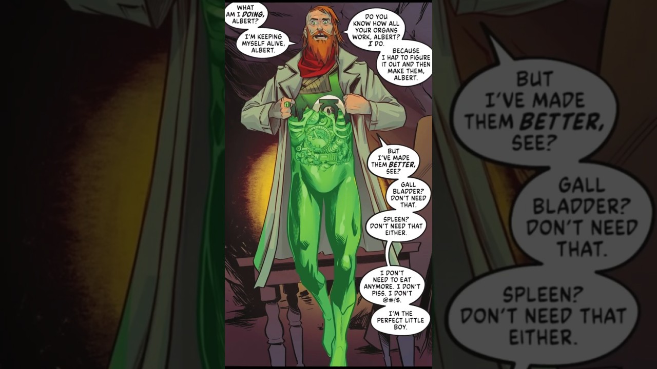 The Green Lantern who Replaced his Insides with the Power of his Ring.