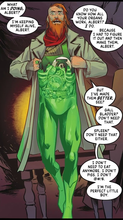 The Green Lantern who Replaced his Insides with the Power of his Ring.