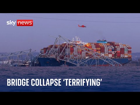 Baltimore Bridge collapse: Locals 'terrified' & 'shaken up'.