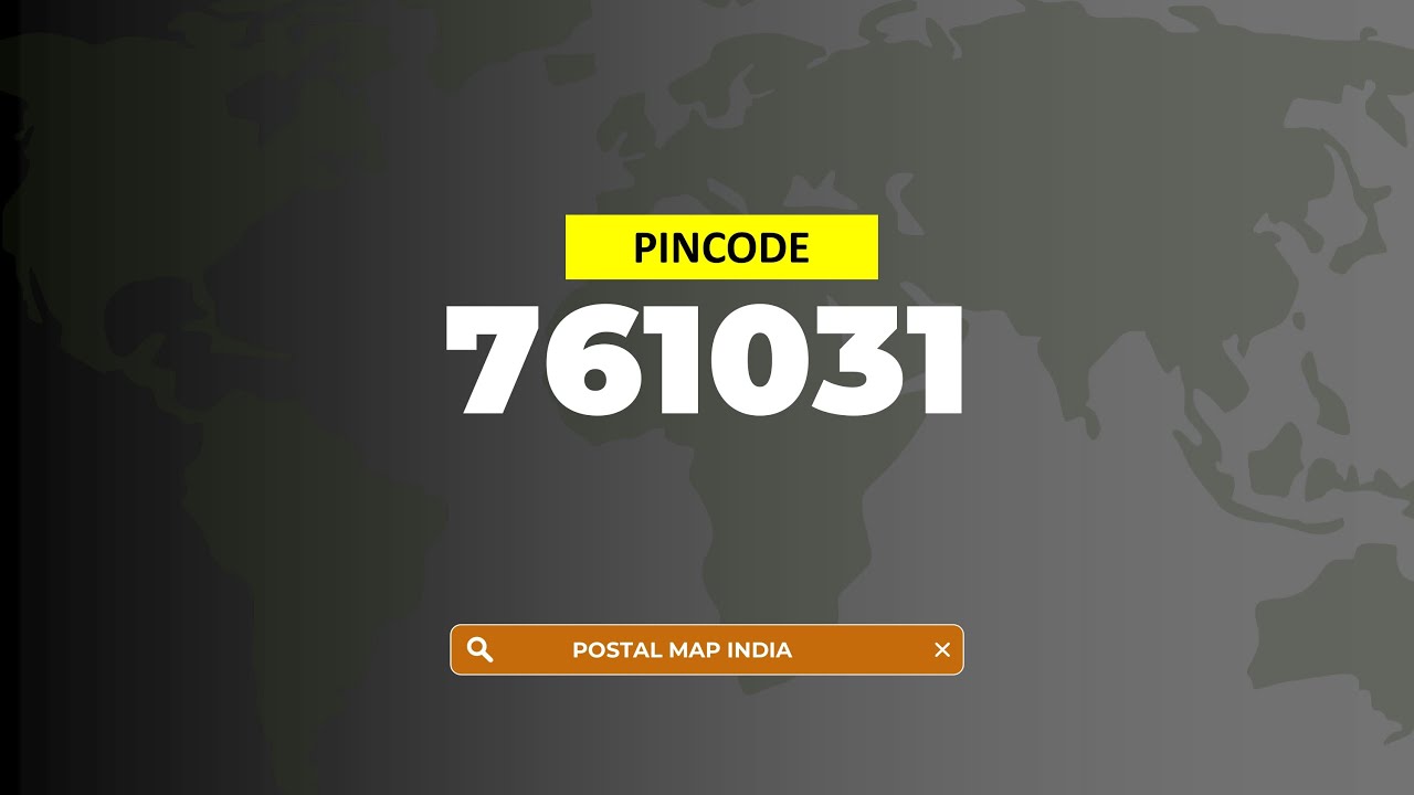 Pincode 761031 - Tirida, Saurachachina, Beguniapada & More - YouTube