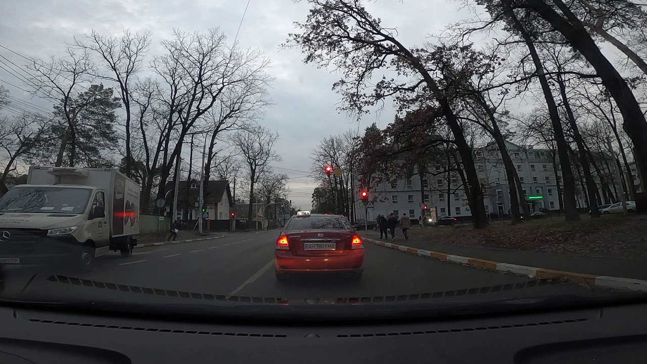 Развороты на перекрестках Ирпень - YouTube