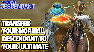 [TFD] How To Transfer Your Normal Descendant To Your Ultimate Descendant & PHOTON Imprinter TALK