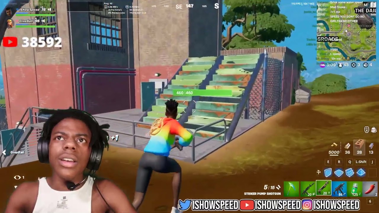 IShowSpeed Plays Random Duos With Toxic Hater & This Happened…