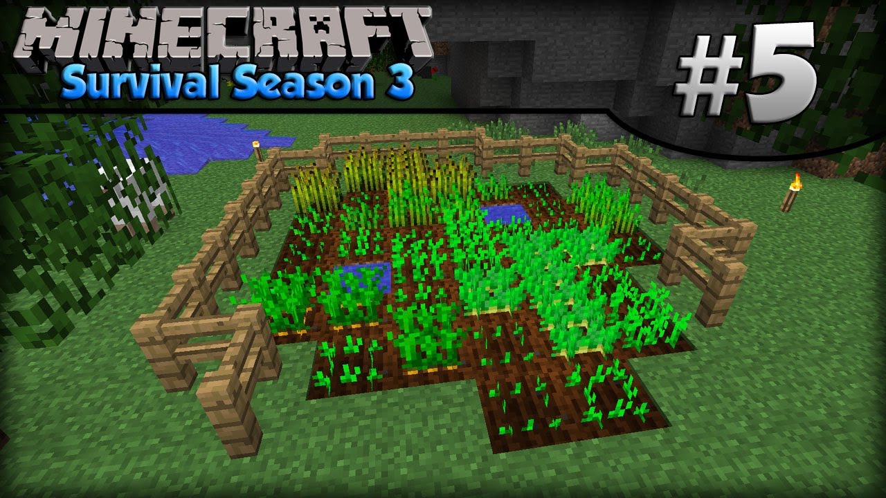 Minecraft Survival Season 3 - Episode 5 - Partying With Zombies! - YouTube