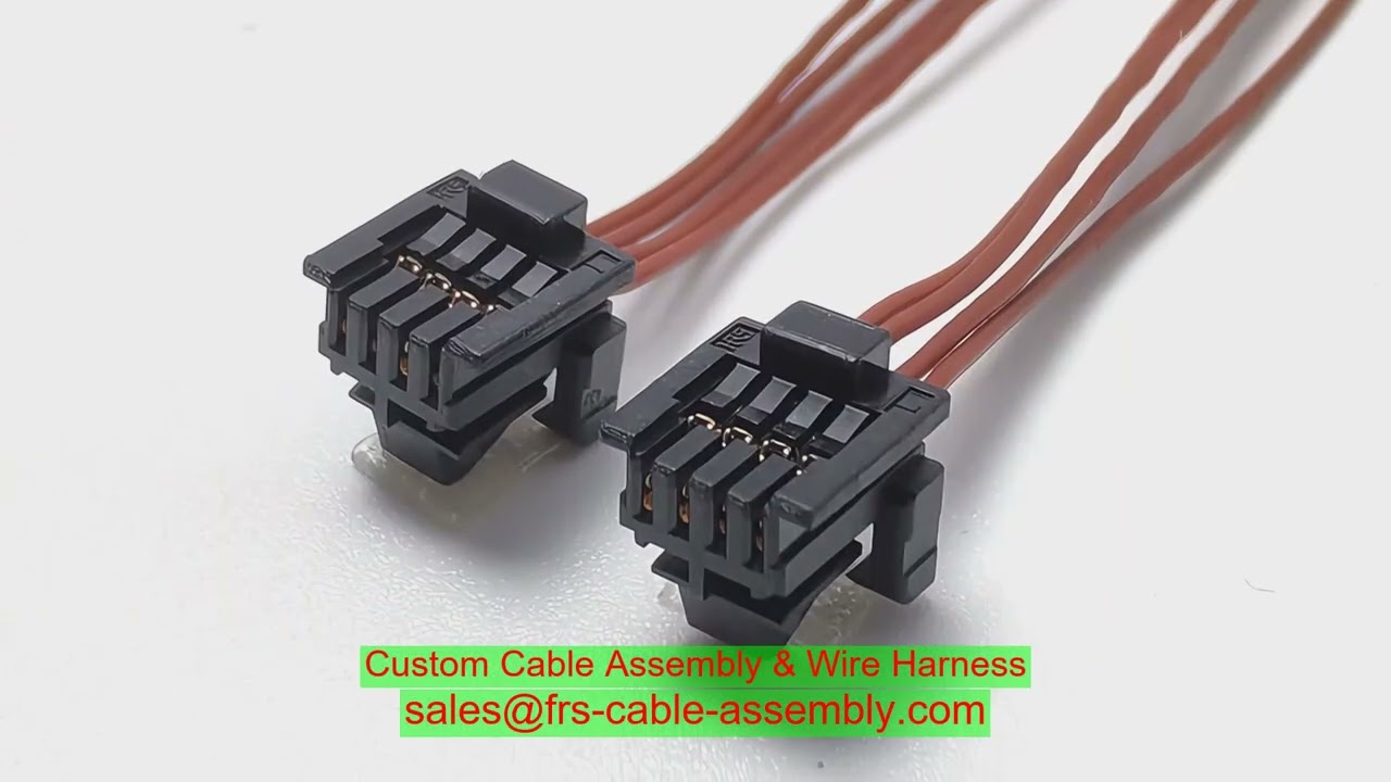 Завод кабельных жгутов Мини коаксиальные кабели Оригинальный поставщик LVDS 20410 + DF13 32Awg