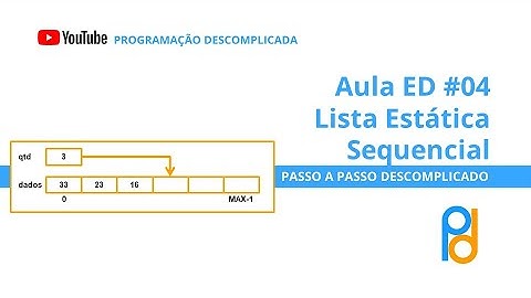Estrutura de Dados em C | Aula 04 - Lista Estática Sequencial
