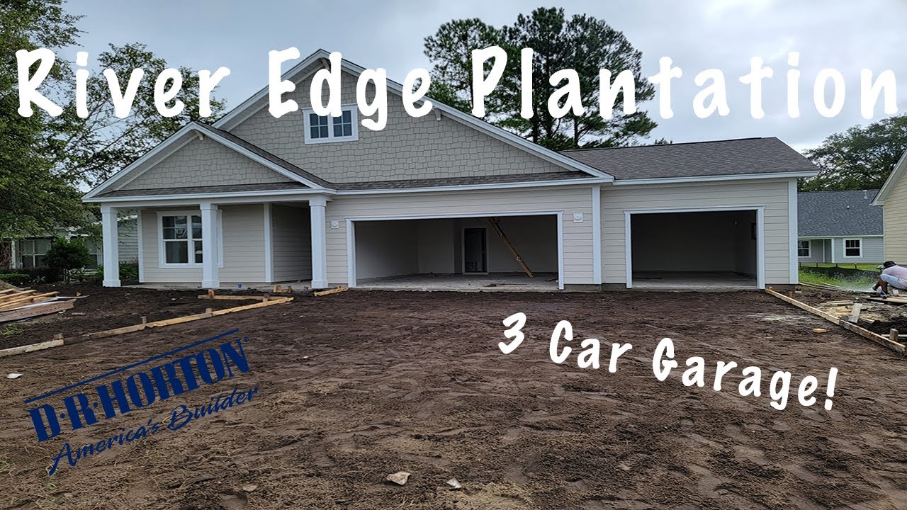 Only 5 New Construction Lots Left in Rivers Edge Plantation in Conway, SC 3 Car Garage YouTube