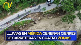 Lluvias En Mérida Cierran Vías De Forma Preventiva En Cuatro Municipios