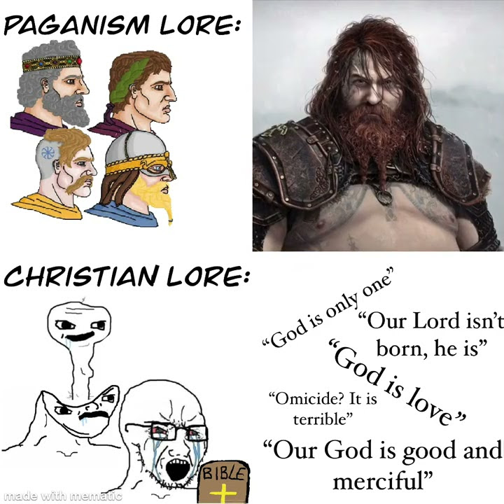 People are taking this a little too seriously (Paganism vs Christian)