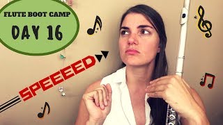 Flute boot camp Day 16: Finger speed