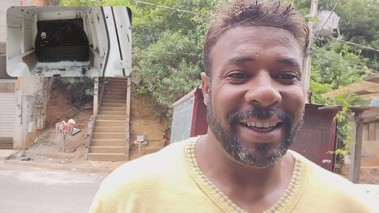 Cortando a chapa para soldar na minha Fiorino