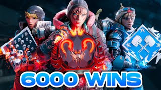 Getting 6000 WINS on Wattson SOLO in Apex Legends!