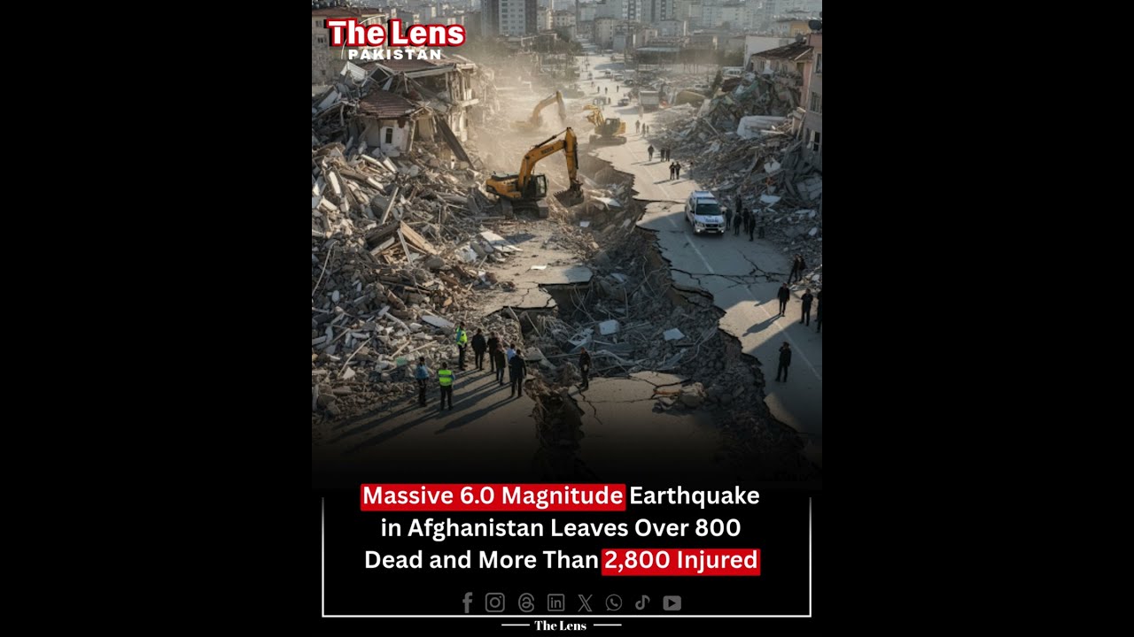 Massive 6.0-Magnitude Earthquake in Afghanistan Leaves Over 800 Dead and More Than 2,800 Injured
