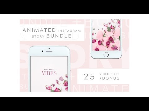 Animated Instagram Story bundle, a Social Media Template by Una Matison (Thumbnail 1 of 13)