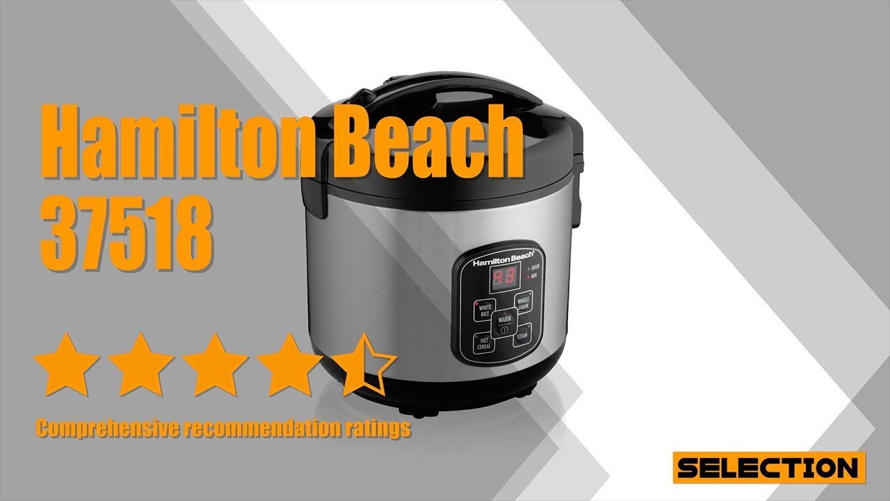 Hamilton Beach Rice Cooker & Food Steamer 37518 Review 