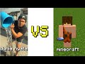 Gw Reaction HAL - HAL Minecraft Dunia Nyata VS Minecraft Dunia Game!