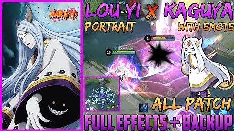 ▶️ LOU YI AS KAGUYA SKIN SCRIPT | FULL EFFECTS | ALL PATCH | LOUYI CUSTOMIZED SKIN SCRIPT