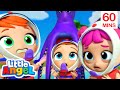 Ocean Song + More - Little Angel | Kids Cartoons & Nursery Rhymes | Moonbug Kids