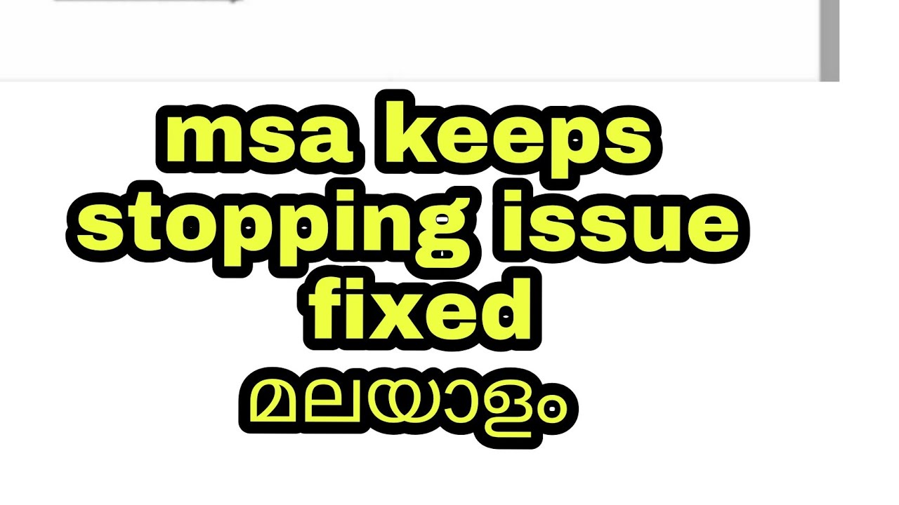 msa keeps stopping issue fixed malayalam||xiaomi||msa problem solution||remove ads||redmi||Mi||fixed