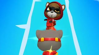 Talking Tom Hero Dash (Android) - Special Events -  Raccoon Chase one mission gameplay screenshot 5