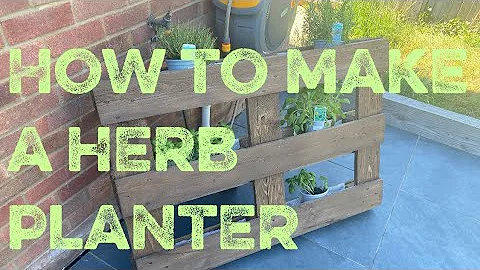 DIY: How to Build a Pallet Herb Planter for Your Garden | Tutorial