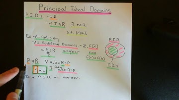 Principal Ideal Domains Part 1