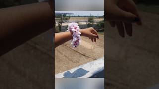 Gajra 💁👸👧diy with tissue paper #craftyhome #diy #crafts #makeup home decorating things