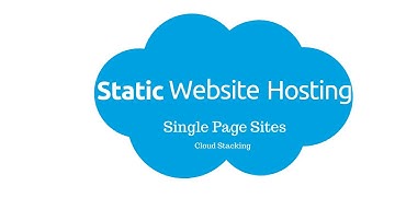 Static Website Hosting | Single Page Sites | Amazon S3 Navigating Cloud Storage