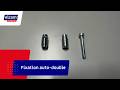 Vidéo: Fixation automatique double profilé aluminium – Rainure 8 mm - Inox