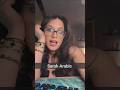 I just came back || Sarah Arabic