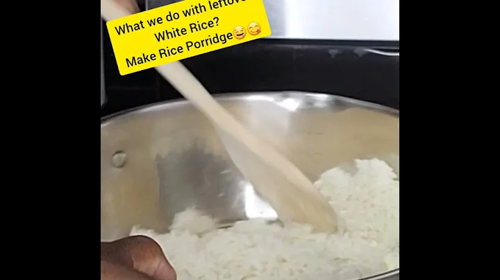 Healthy Rice Porridge🇯🇲😊What we do with leftover Rice? Recipe in Description👋