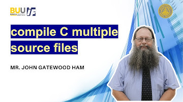 compile C multiple source files
