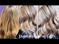 EMBRACING THE GREY | Foiling & Toning The Hair To Blend With Her Natural Grey