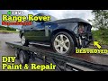 My Range Rover was Damaged in an Auto Transport Disaster (NO BRAKES) so we Rebuilt the Front End!