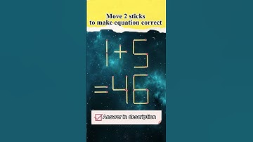 Мatchstick puzzle №351 Move 2 sticks to make equation correct