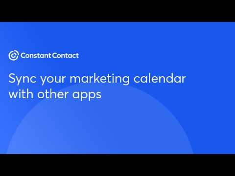 Why You Should Sync Your Marketing Calendar (And How to Do It in 2 Minutes) | Constant Contact
