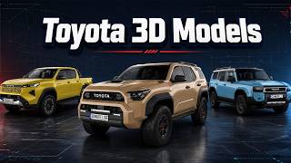 Toyota Car 3D Models for Games, Films & Visualization
