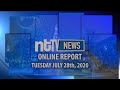 Nttv online report 72820