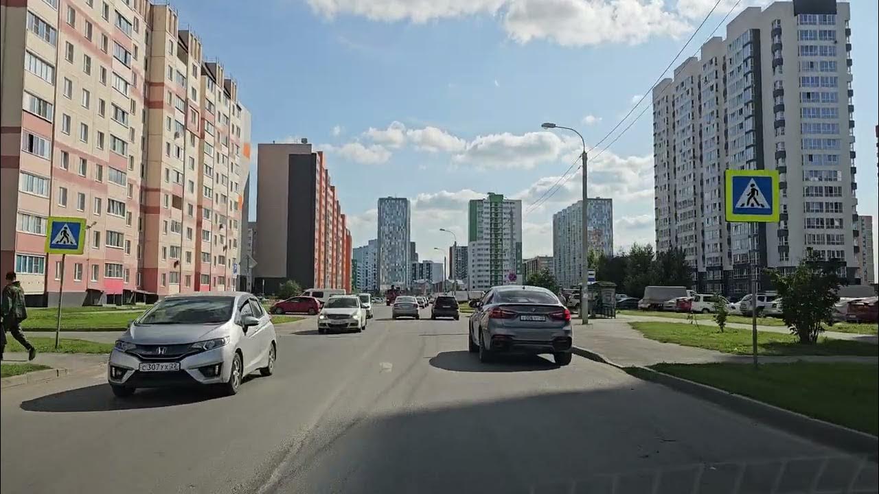 Барнаул, ул. Солнечная Поляна (ул. Энтузиастов) -- Барнаул, ул ...