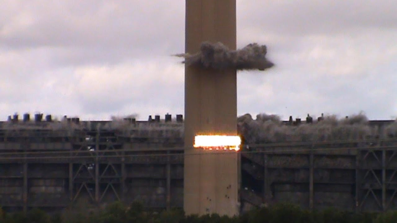 Eggborough Power Station Chimney demolition